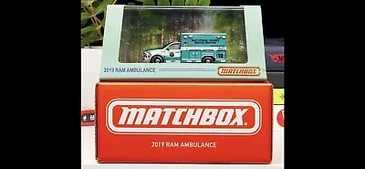 NEW 2023 Matchbox **In Hand** 2019 Ram Ambulance Park Paramedics Collectors Car • $32