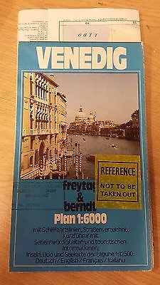 £7 • Buy Venice: Street Map: Freytag & Berndt Map