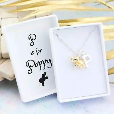 £11.49 • Buy Gold Elephant Necklace, Personalised Gift, Children's Jewellery, Lucky Charm