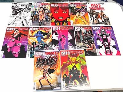 Kiss Vampirella #1-5 Lot Of 12 Dynamite 2017 1:10 Castro Variant Photo Variant • $57.99