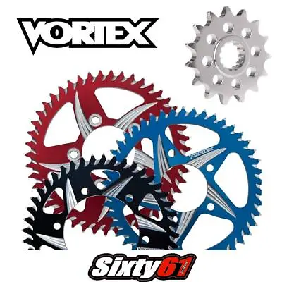 R1 Front And Rear Sprocket 1998-2013 2014 Yamaha Vortex 530 Pitch Red Blue Black • $100.82