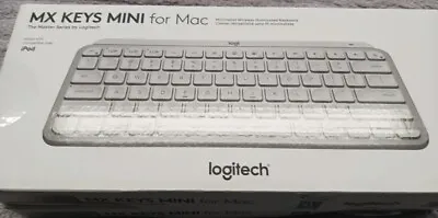 Logitech MX Keys Mini Wireless Keyboard For Mac  Pale Gray 920-010389 Brand New • $70