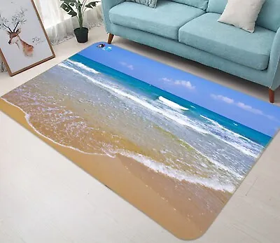 3D Elegant Beach ZHUA2416 Game Non Slip Rug Mat Photo Carpet Vera • $57.78