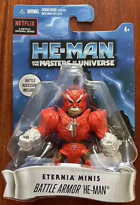 He-Man And The Masters Of The Universe Eternia Minis Battle Armor He-Man Figure • $15.50