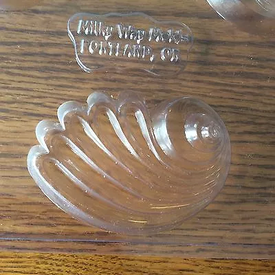 Milky Way Soap Mold Seashell Conchs 3 Cavity Soapmaking Shell NEW • $5.50