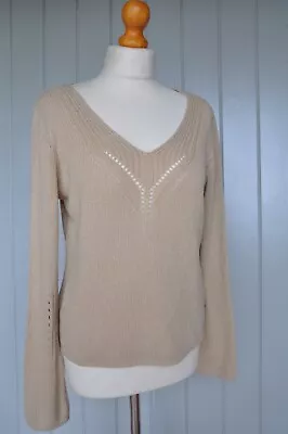 Marks & Spencer Per Una Sand Jumper  Size 12 • £5.99