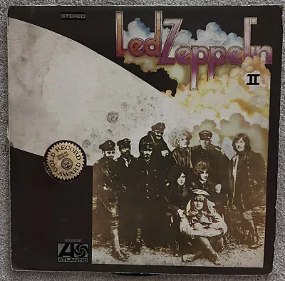 Led Zeppelin Led Zeppelin II  Vinyl -Gatefold Cover (1969) W/Gold Record Sticker • $30.94