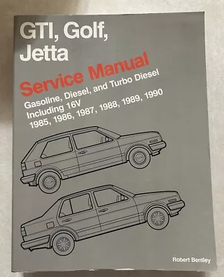 GTI Golf Jetta Service Manual Volkswagen Vw 1985 1986 1987 1988 1989 1990 • $25