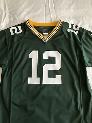 AARON RODGERS Green Bay PACKERS #12 JERSEY USED ONCE. • $6