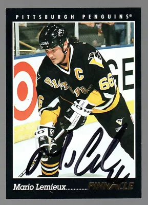 Mario Lemieux Penguins - 1994 Score Pinnacle - Auto Autograph Signed Coa (gea1) • $99.95