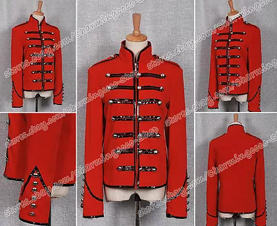  Red Black My Chemical Romance Parade Military Jacket Comfortable To Wear Cool • $69.99