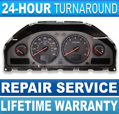 02+ VOLVO Instrument Gauge Cluster DIM FULL S60 S80 V70 XC70 Repair Service • $149.99