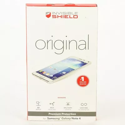 Zagg Invisible Shield Original Screen Protector For Samsung Galaxy Note 4 / IV • $6.99