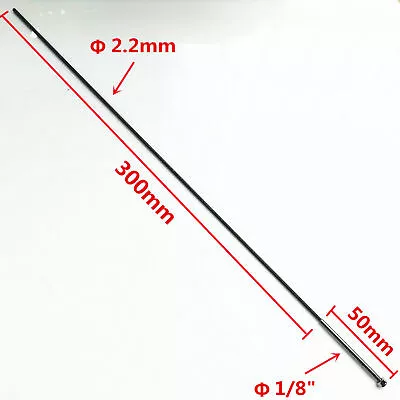 350mm Length 1/8  3.18mm Prop Hard Shaft And 2.2mm Flex Cable For RC Boat • £15.59
