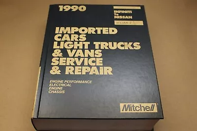 MITCHELL Imported Cars & Light Trucks & Vans Service & Repair Manual I-N 1990  • $30.99