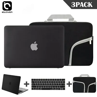$14.99 • Buy For Macbook Air Pro 13  Case+Keyboard Cover+Laptop Sleeve Bag A2337 A2251 A2179 
