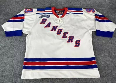 Vintage New York Rangers Hockey Jersey Mens Size 52 Petr Nedved Pro Player NHL • $359.99