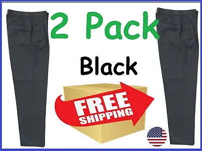 Mechanic Work Pants - Black - 2 Pack - Free Shipping  • $19.98