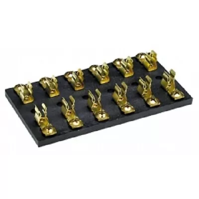 Seachoice 6 Gang SFE AGC MDL Fuse Block With Brass Contacts For Boats - 50-13361 • $19.99