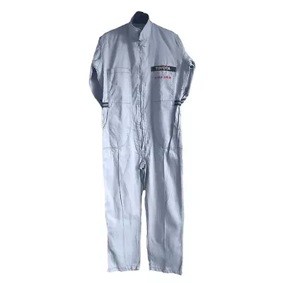 New Retro Showa Era JDM Toyota Corolla Nankai Tsunagi Coveralls Blue • $5