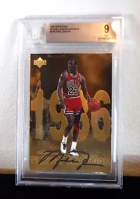 1998 Upper Deck Michael Jordan Gatorade #2 Of 12 Playoff Sensation BGS 9 Mint • $120