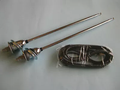 63 64 Chev Impala Rear Antennas New 1963 1964 Dual Aerial With Cable • $359.99