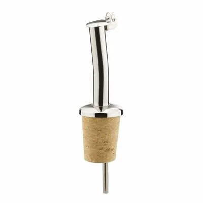 Westmark Natural Cork Pourer W/ Stainless Steel Cap - Olive Oil Bottle Pourer • £4.25