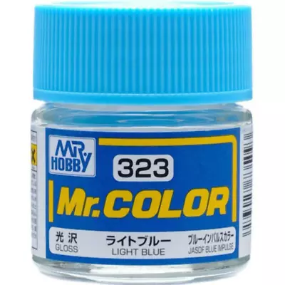 Mr. Hobby Mr. Color Lacquer C323 Gloss Light Blue 10ml C323 • $2.69