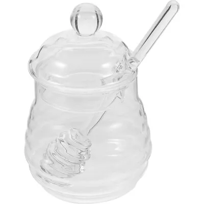  250 Ml Bee Honey Pot Beehive Glass Jar Mixing Fruit Jam Mini • $16.95