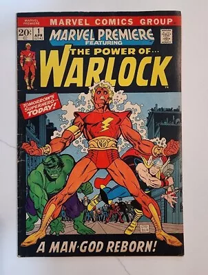 Marvel Premiere #1 - Power Of Adam Warlock HIM Marvel 1972 Comics • $45