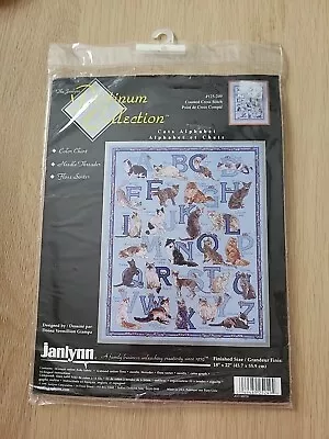 Janlynn Platinum Collection Cats Alphabet Cross Stitch • £30