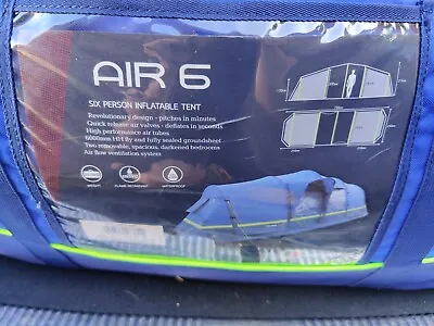 £550 • Buy Berghaus Air 6 Inflatable Waterproof Tunnel Tent - Blue
