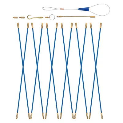 1 Set Of Fiberglass Running Electrical Wire Cable Rods Wire Pulling Rods • £19.99