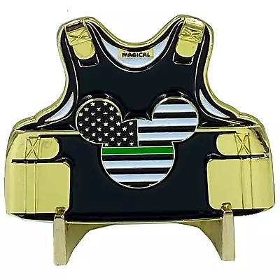 DL7-03 Mickey Mouse Inspired Thin Green Line Border Patrol Sheriff Army Marines • $19.99