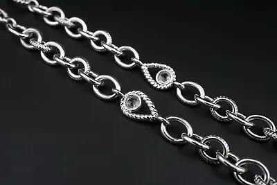 $167.51 • Buy Atelier Anthony Nak Sterling Silver Pear Cable Link Toggle Necklace 18  CS1048