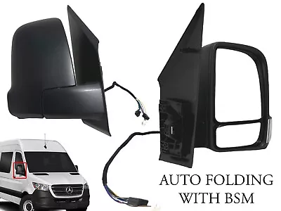 New Fits 2019-2023 Mercedes Sprinter Right Side Rear View Mirror Auto Fold W BSM • $177.78