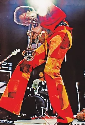 Miles Davis Isle Of Wight Festival 1970 - Mini Poster/Magazine Clipping • £7.49
