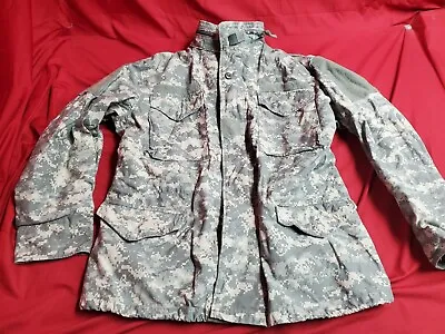 Military Field ACU Digital Camo Softshell Cold Weather Coat  Medium/Regular • $55