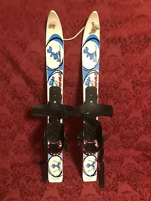 Vintage Karhu Kids Kboom Skis 70 Cm Youth Training Entry Level No Boots Required • $83