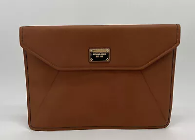 Michael Kors Slim Sleeve For Macbook Air Pro Brown Saffiano Leather • $34.44