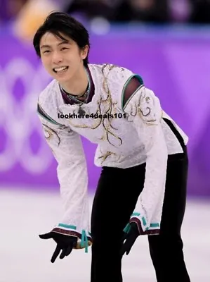 OLYMPICS 2018 Photo 5x7 Yuzuru Hanyu Gold Medal Figure Skating Japan 2018 • $9.48