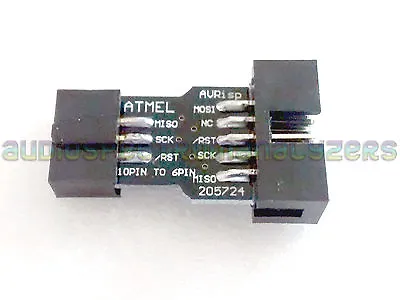 🇬🇧 10pin 6pin Adapter Converter USBasp USB ISP KK2.0 KK2.1 Multiwii ATMega AVR • £3.49