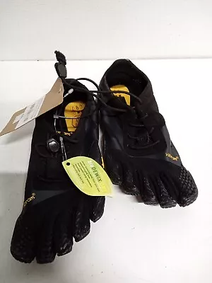 Vibram FiveFinger KSO Evo Shoes Womens 35 US 6-6.5 Black Walking Minimalist #i2 • $65