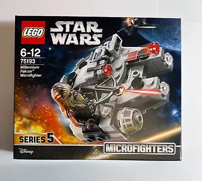 LEGO 75193 Star Wars Microfighters Millennium Falcon BRAND NEW Retired Chewbacca • $39.99