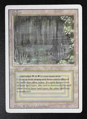 Bayou Revised Dual Land 1994 MTG Magic: The Gathering Card Reserved List • $38.54