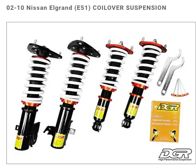 DGR COILOVER SUSPENSION FITS Nissan 2002-2010 Elgrand (E51) • $1315.99