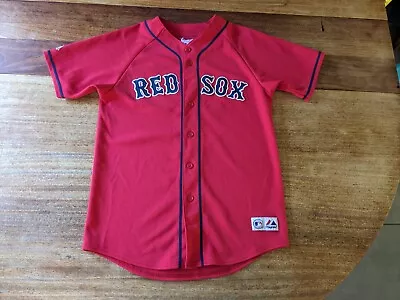 Vintage Majestic Red Sox MLB David Ortiz Sewn Jersey Alternate Red Men Size XL? • $45