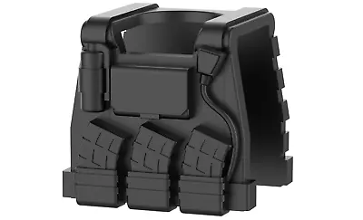 Black E1 Tactical Army Vest Compatible With Toy Brick Minifigures SWAT • $1.67