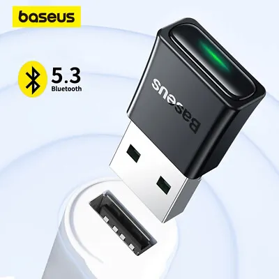 Baseus USB Wireless Bluetooth 5.3 Receiver Adapter Dongle For PC Laptop  Mouse • $13.99