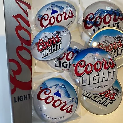 COORS (LIGHT) BRANDING Badges Handles Pub Bar Ale Mancave Beer Pump Font • £4.99